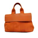 Sac à main Hermes Valparaiso PM en orange - Hermès