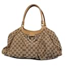 Gucci Shoulder Bag GG Canvas Abby 189835