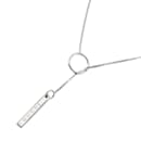 Gucci Lariat Necklace in 18K White Gold