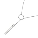 Gucci Lariat Necklace in 18K White Gold