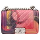 Borsa a spalla Chanel Boy Chanel Flower Power Chain