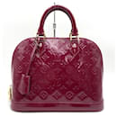 Louis Vuitton Alma PM Handbag in Wine Red