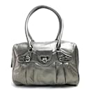 Salvatore Ferragamo Gancini Leather Handbag