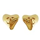 Chanel Coco Mark Heart Motif Clip Earrings