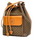 Bolsa de Ombro em Couro Macadam Celine Brown - Céline