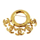 Broche chapado en oro Chanel