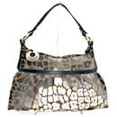 Bolso de hombro Fendi de leopardo