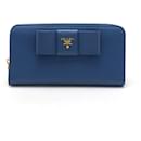 Prada Saffiano Fiocco Ribbon Long Wallet