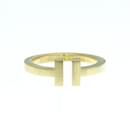 Anillo cuadrado Tiffany T en oro amarillo - Tiffany & Co