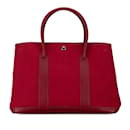 Sac Tote PM Hermes Garden en Rouge Vin - Hermès