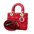 Bolsa de couro Cannage Lady da Christian Dior