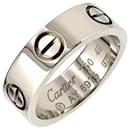 Bague Cartier Love en or blanc 18K