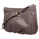 Gucci Dark Brown Leather Shoulder Bag