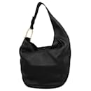 Bolso de hombro de cuero negro Gucci