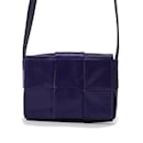 Bolso de hombro morado Bottega Veneta