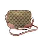 Gucci GG Canvas Leder Schultertasche