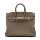 Hermes Birkin 25 Handbag in Togo Etoupe - Hermès