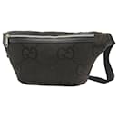 Gucci Jumbo GG Body Bag Belt Canvas Black