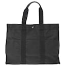 Hermes Air Line GM Grey Unisex Canvas Tote Bag - Hermès