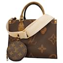 Louis Vuitton Monogram Giant Reverse On the Go PM Handbag