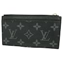 Louis Vuitton Monogram Eclipse Taiga Rama Coin Card Holder