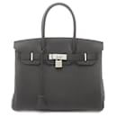 Hermes Birkin 30 Handbag in Black Togo Leather - Hermès