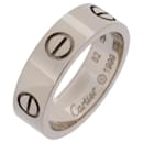 Anel Cartier Love em ouro branco 18K