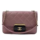 Chanel Pink Leather Shoulder Bag