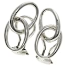 Tiffany & Co. Double Loop Silver Clip Earrings