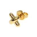 Tiffany & Co. 18K Yellow Gold Cross Stitch Single Earring