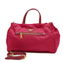 Prada Pink Nylon Shoulder Bag