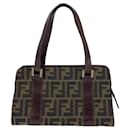 Fendi Zucca Canvas/Leather Handbag Tote