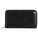 Loewe Anagram Leather Long Wallet Black