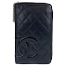 Chanel Vintage Cambon Line Lambskin Long Wallet