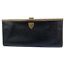 Dior Vintage Black Leather Clutch Bag - Christian Dior