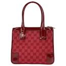 Gucci GG Canvas/Enamel Handbag Tote Bag