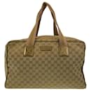 Borsa Boston Gucci GG Canvas Beige Multicolore