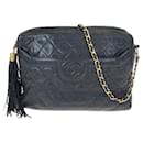 Chanel Vintage Matelasse Lambskin Tassel Shoulder Bag