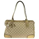 Gucci Princy GG Canvas/ Leder Schultertasche