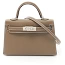 Hermes Kelly 2 Etoupe Handbag - Hermès