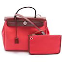 Hermes HERMES Airbag Zip PM Rouge Serie Handbag - Hermès