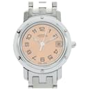 Montre Hermes Clipper en acier inoxydable pour femmes, rose CL4.210 - Hermès