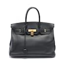 Sac à main Hermès Birkin 35 en cuir Togo noir