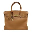 Hermes Birkin 35 Gold Handbag - Hermès