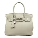 Hermes Birkin 30 Handbag in White Togo Leather - Hermès