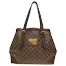 Sac à main épaule Louis Vuitton Damier Hampstead MM N51204