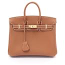 Hermes Birkin 25 Gold Handbag - Hermès