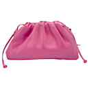 Bolso de hombro de cuero rosa Bottega Veneta