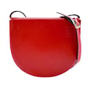 Bolsa de ombro Loewe em rosa e vermelho