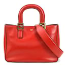 Fendi Red Leather Handbag